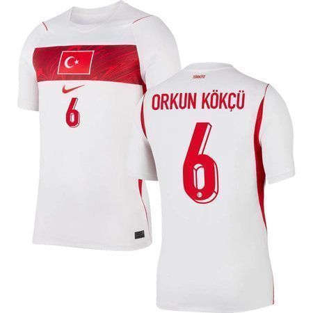 Orkun Kökçü #6 Turkey Away Soccer jersey World Cup 2026 — view 3