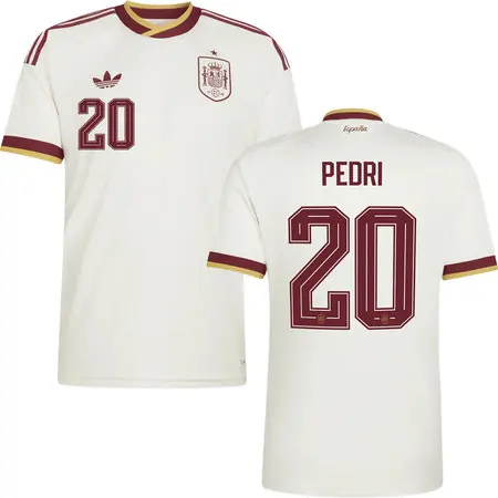 PEDRI #20 Spain Away Soccer jersey World Cup 2026