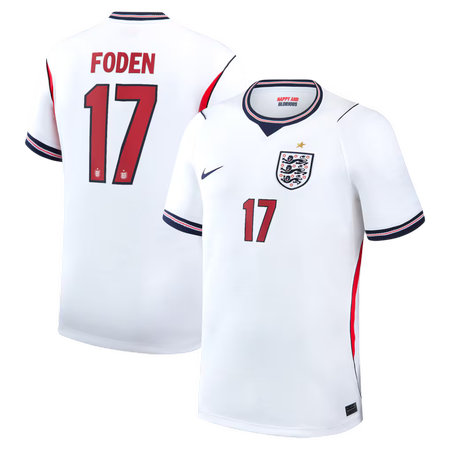 Phil Foden #17 England Home Stadium Soccer jersey World Cup 2026 — view 1