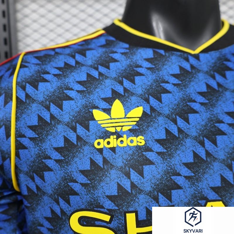 Player Version 2026 Manchester United Blue with Black Away Jersey — view 5