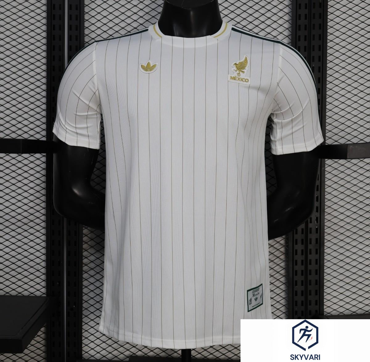 Player Version 2026 Mexico White Terrace Icons White Jersey