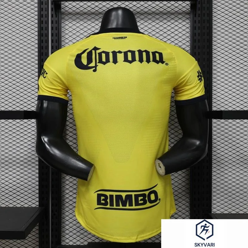 Versione giocatore 26/27 Club América Maglia gialla Home Soccer Calcio — view 2