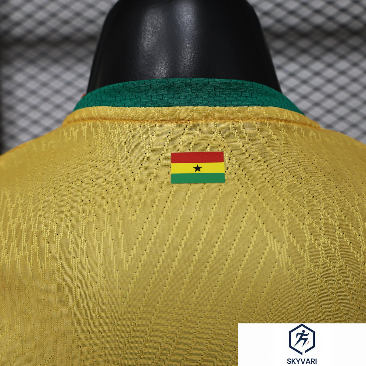 Player Version 26/27 Ghana Away Yellow &amp; Green/Red Accent Jersey — view 6