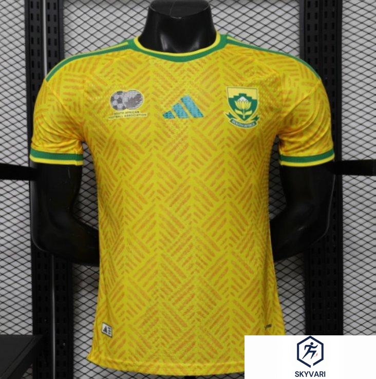 Player Version 26/27 South Africa Yellow &amp; Green Home Jersey (Adidas) — view 1