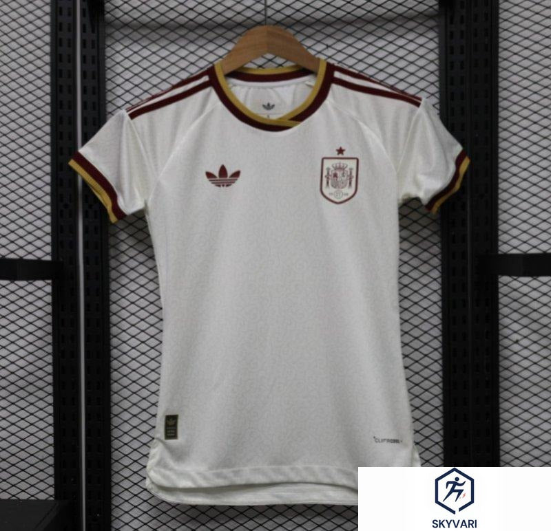 Player Version Womens 26/27 Spain White Away Jersey — view 1