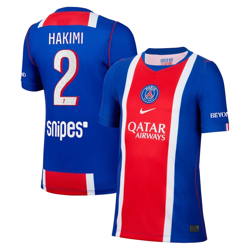 PSG Nike Home Stadium Shirt 2026-27 - Kids with Hakimi 2 printing — view 1