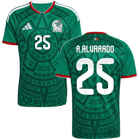 R.ALVARADO #25 Mexico Home Soccer jersey World Cup 2026
