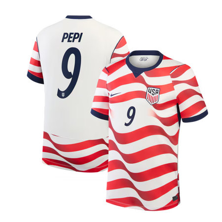 Ricardo Pepi #9 USA Home Stadium Soccer jersey World Cup 2026
