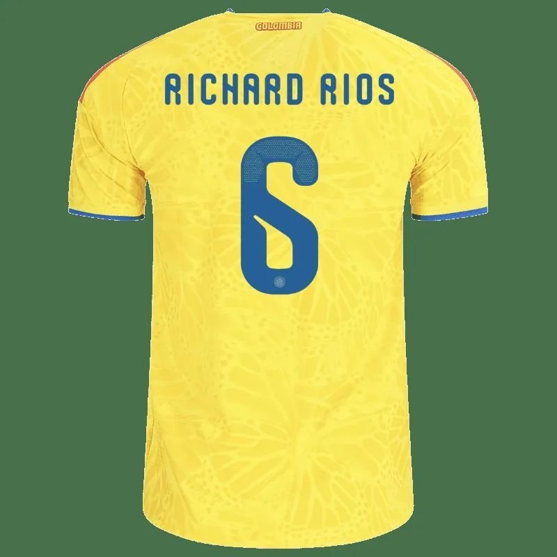 Richard Ríos Colombia 26/27 Authentic Home Jersey