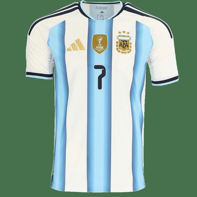 Rodrigo De Paul Argentina 26/27 Authentic Home Jersey view 2