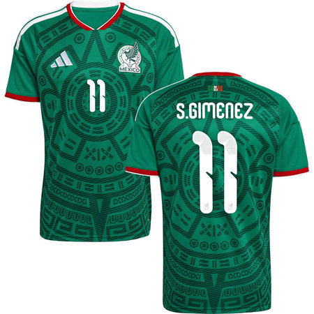 S.GIMENEZ #11 Mexico Home Soccer jersey World Cup 2026