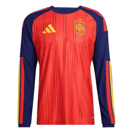 Spain Home Long Sleeve Soccer jersey World Cup 2026