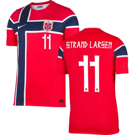 Strand Larsen #11 Norway Home Soccer jersey World Cup 2026