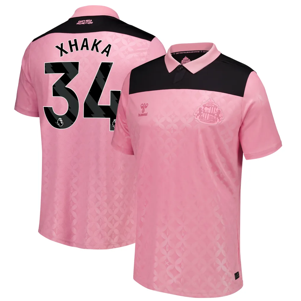 Sunderland x Elvis Hummel Away Shirt 2026-27 with Xhaka 34 printing — view 1