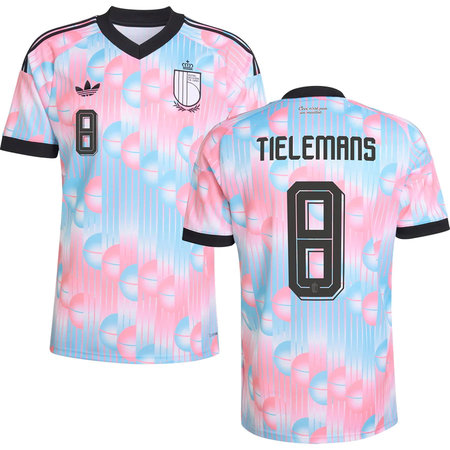 TIELEMANS #8 Belgium Away Soccer jersey World Cup 2026 — view 1