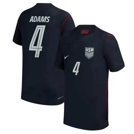 Tyler Adams #4 USA Away Match Soccer jersey World Cup 2026