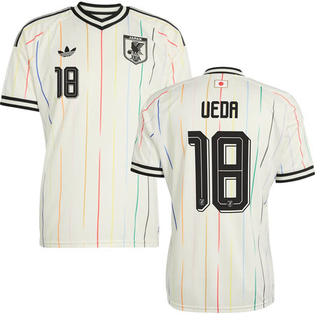 UEDA #18 Japan Away Soccer jersey World Cup 2026 — view 1