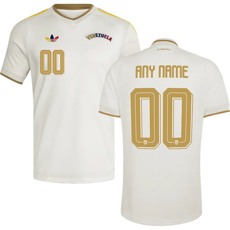 Venezuela Away Custom Soccer jersey World Cup 2026