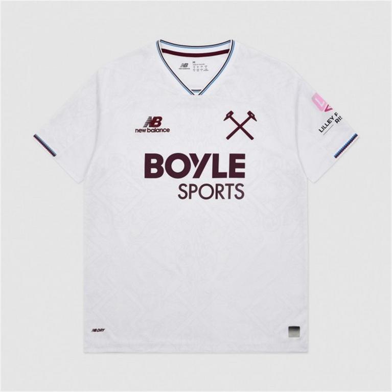 West Ham United New Balance Away Shirt 2026-27 with Soucek 28 printing