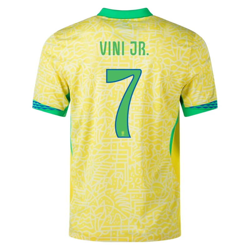 Vinicius Jr  - Brazil 24/25 Authentic Home Jersey
