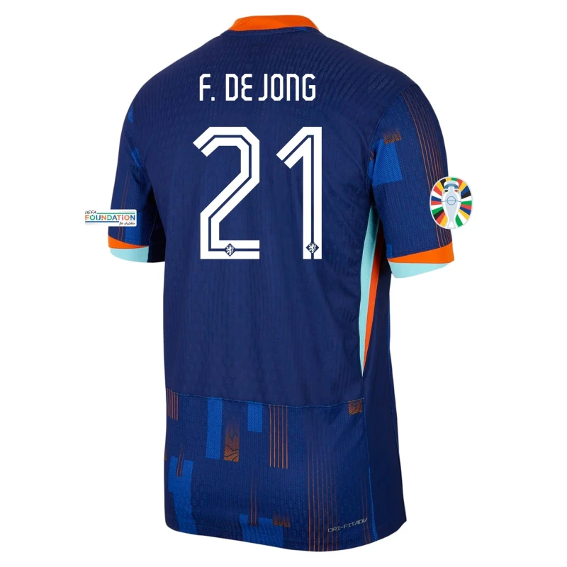 Frenkie de Jong  - Netherlands 24/25 Authentic Away Jersey