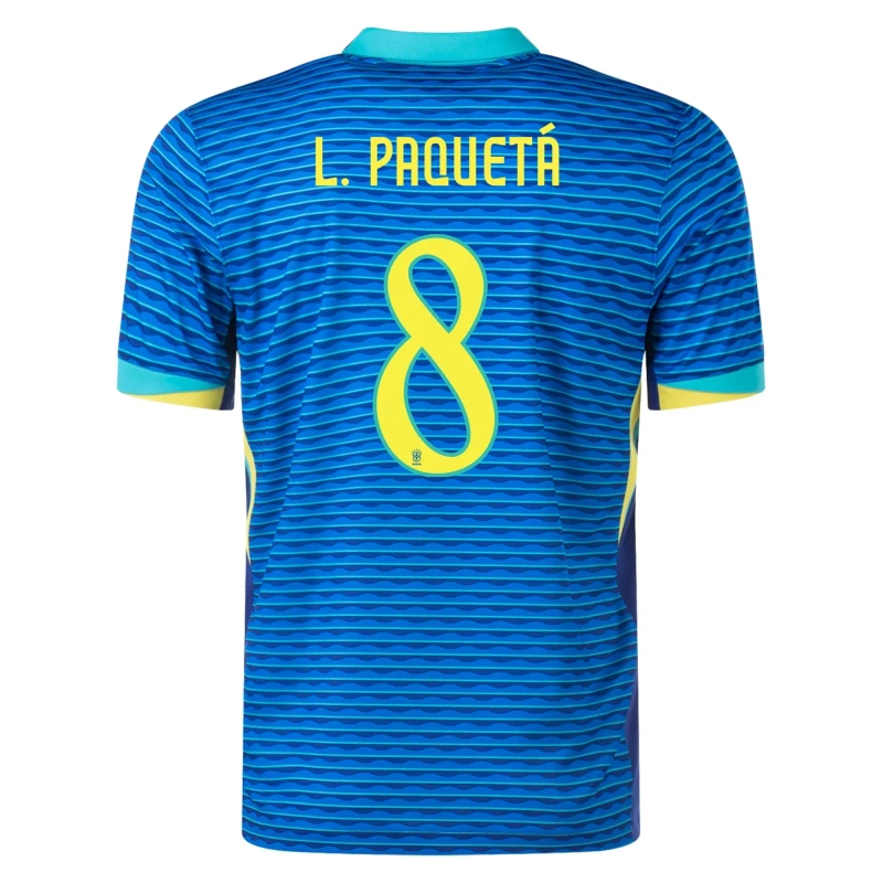 Lucas Paquetá  - Brazil 24/25 Away Home Jersey