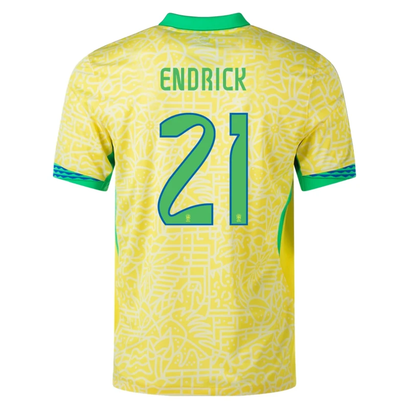Endrick  - Brazil 24/25 Authentic Home Jersey