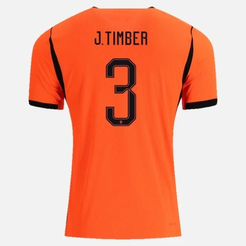 Jurrien Timber Netherlands 2026/27 Nike Home Jersey