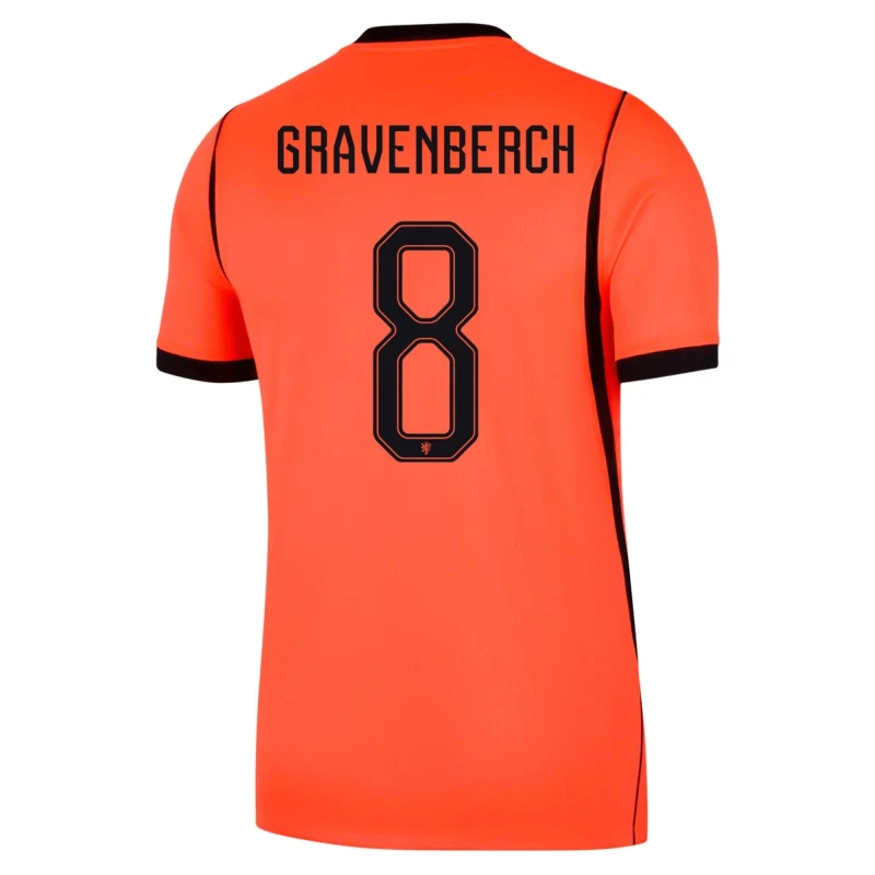 Ryan Gravenberch Netherlands 2026/27 Nike Home Jersey
