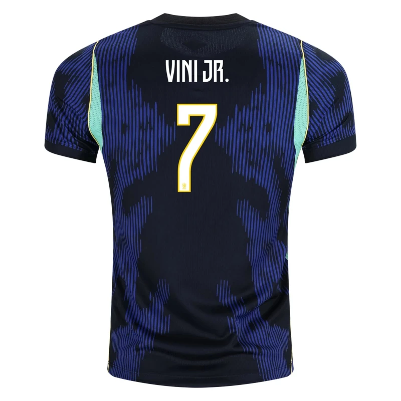Kid's Replica Nike Vini Jr. Brazil 2026 Nike Youth Away Jersey