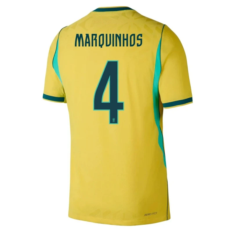 Marquinhos Brazil 2026/27 Nike Authentic Home Jersey