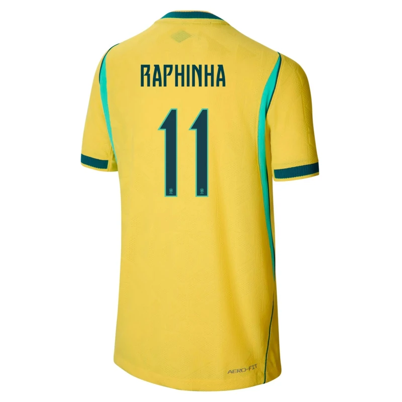 Raphinha Brazil 2026/27 Nike Youth Authentic Home Jersey