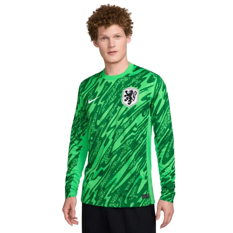 Netherlands 2025/26 Nike Youth Long Sleeve Goalkeeper Jersey